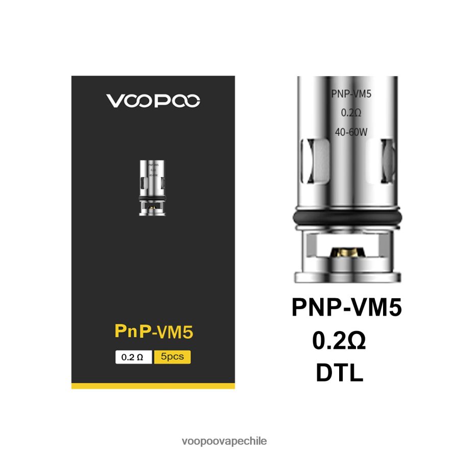 VOOPOO Drag Precio Chile - VOOPOO PNP bobinas (5 piezas) D046JB599 pnp-vm5