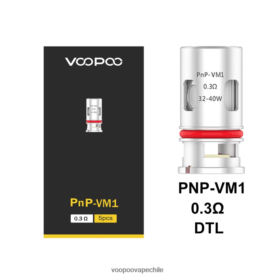 VOOPOO Vape Amazon - VOOPOO PNP bobinas (5 piezas) D046JB596 pnp-vm1