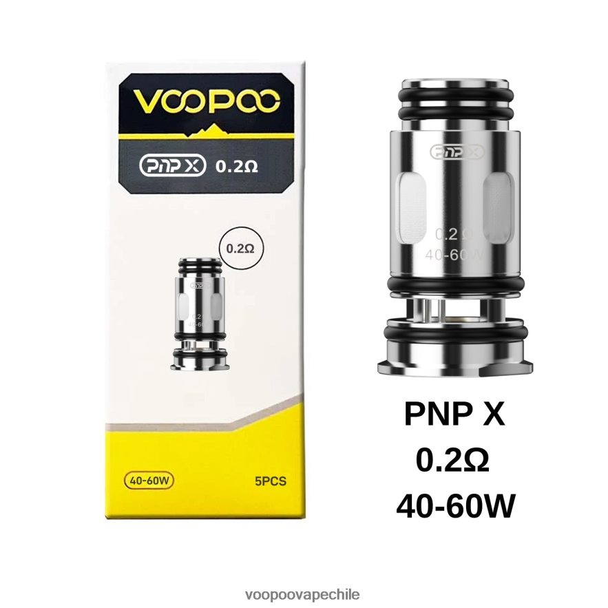 VOOPOO Vape Amazon - VOOPOO PNP bobinas (5 piezas) D046JB606 pnp x 0,2 ohmios