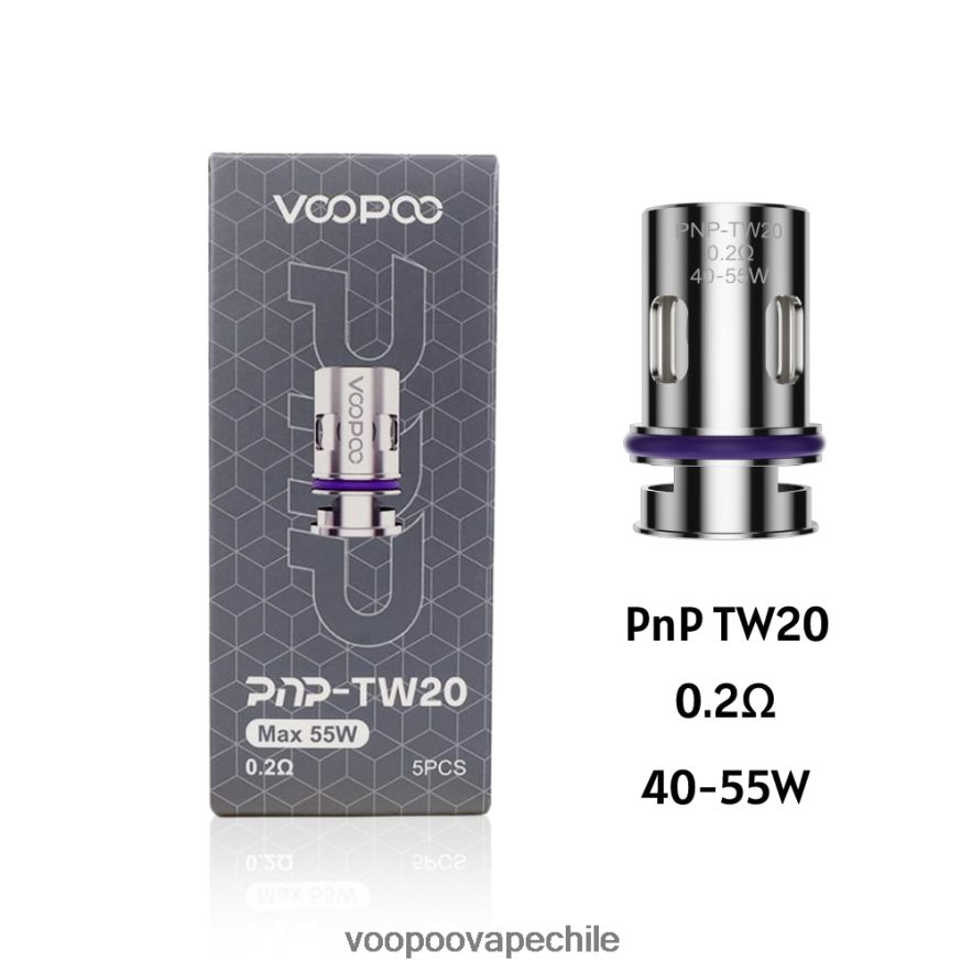 VOOPOO Vape Chile - VOOPOO PNP bobinas (5 piezas) D046JB602 pnp-tw20
