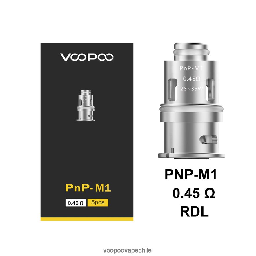 VOOPOO Vape Pod Chile - VOOPOO PNP bobinas (5 piezas) D046JB588 pnp-m1