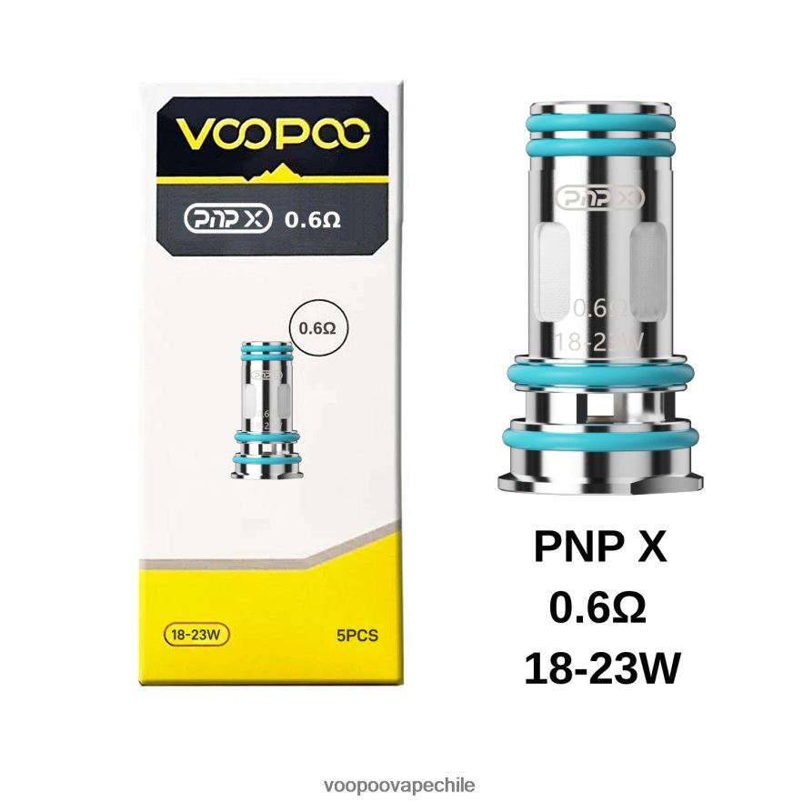 VOOPOO Vape Pod Chile - VOOPOO PNP bobinas (5 piezas) D046JB608 pnp x 0,6 ohmios