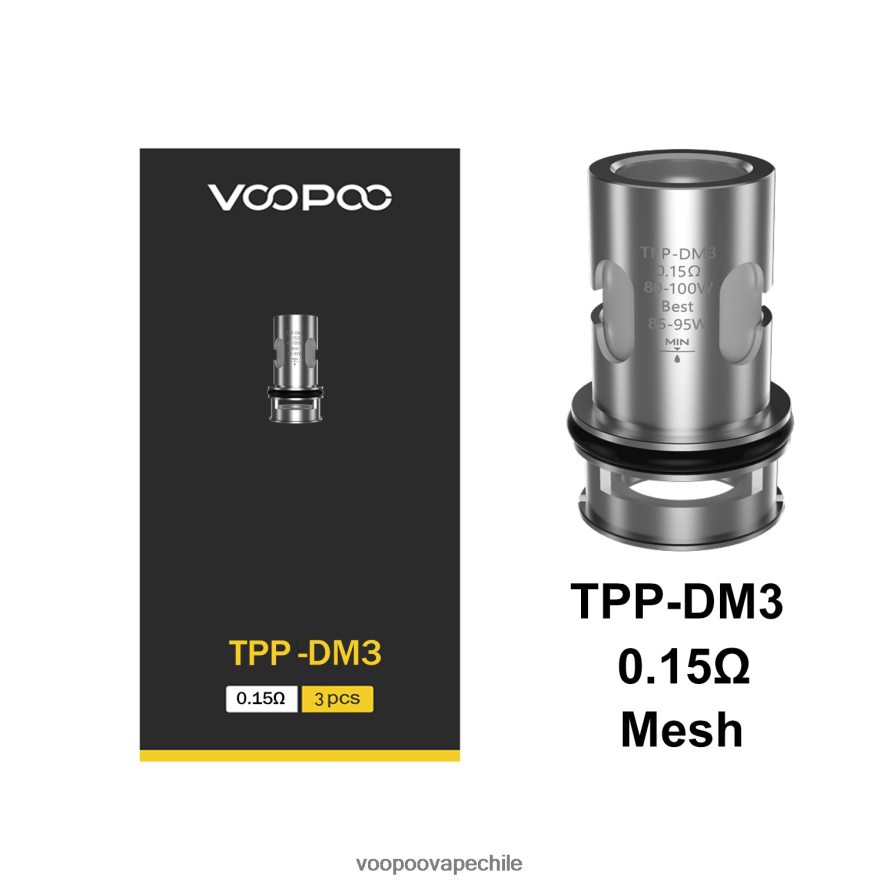 VOOPOO Gene Precio - VOOPOO TPP bobinas (3 piezas) D046JB610 tpp-dm3