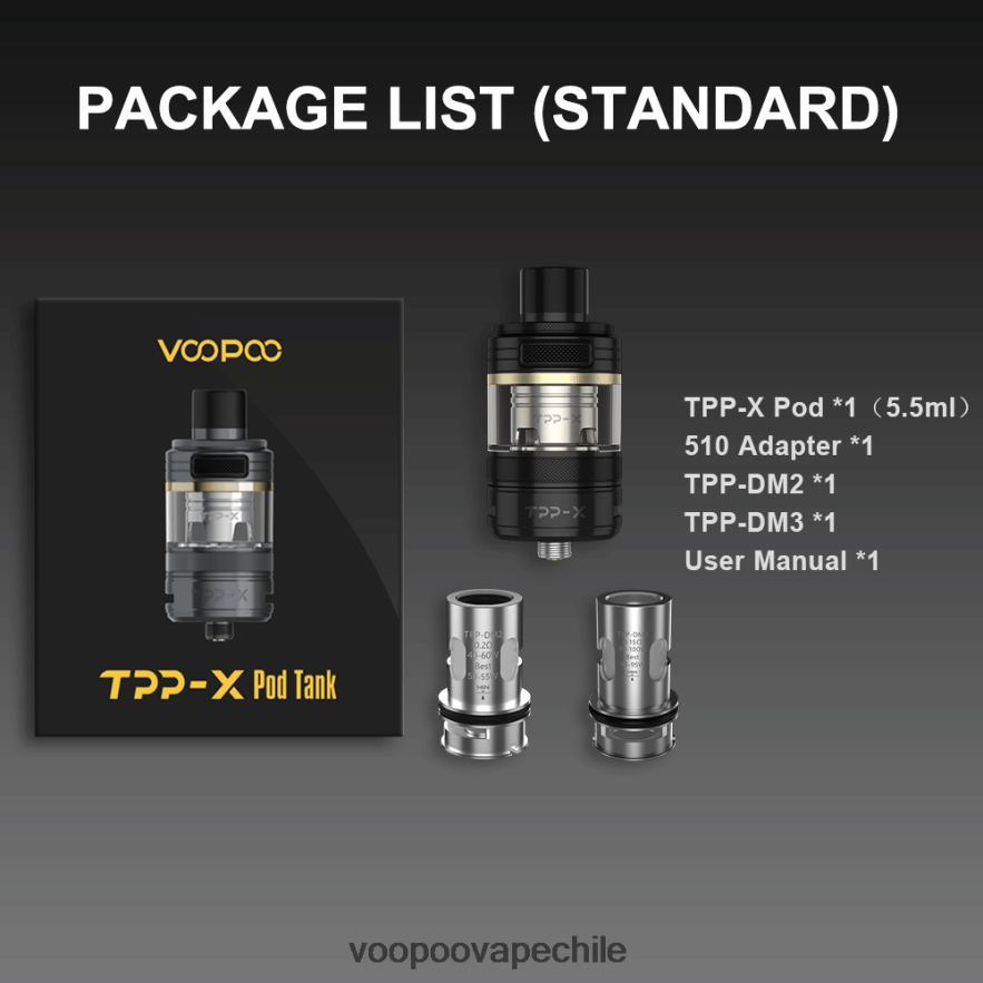 VOOPOO Precio Chile - VOOPOO TPP X tanque de vaina D046JB514 arcoíris