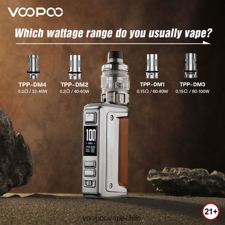 VOOPOO Chile - VOOPOO ARGUS GT II equipo de tanque D046JB1 grafito