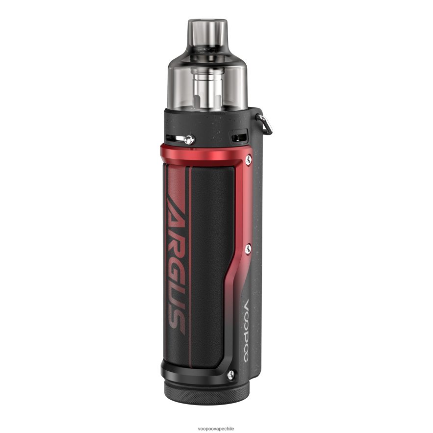 VOOPOO Vape Santiago - VOOPOO ARGUS PRO kit de modificación de cápsulas D046JB23 cuero litchi rojo