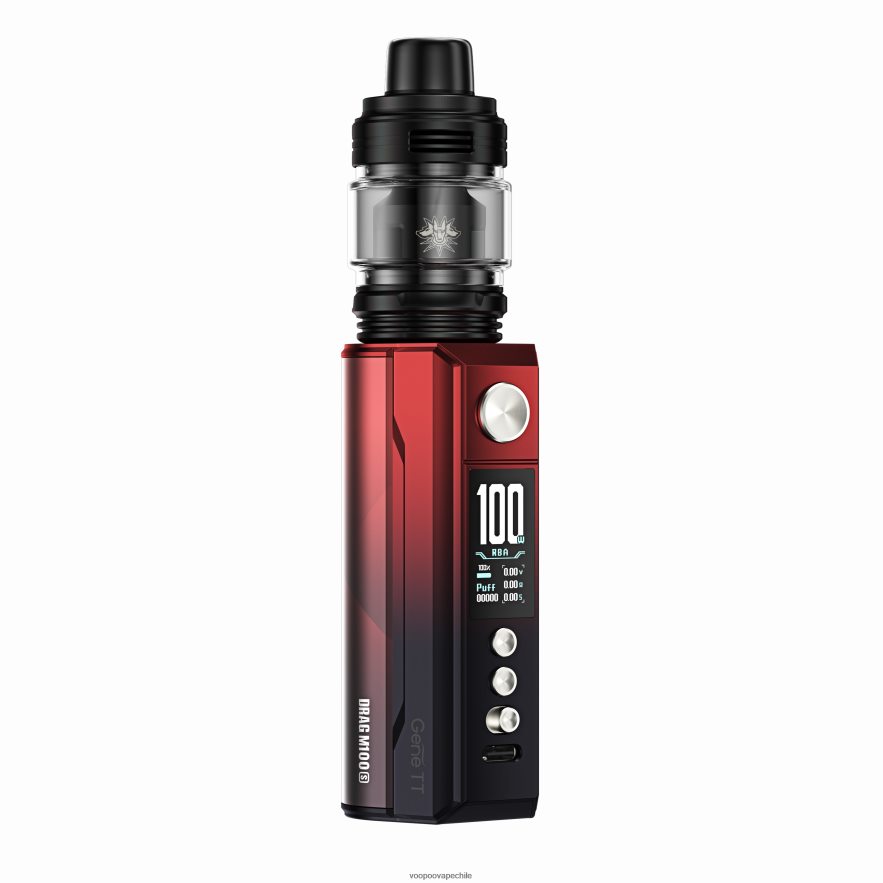 VOOPOO Vape Amazon - VOOPOO DRAG M100S dispositivo mod D046JB276 negro rojo