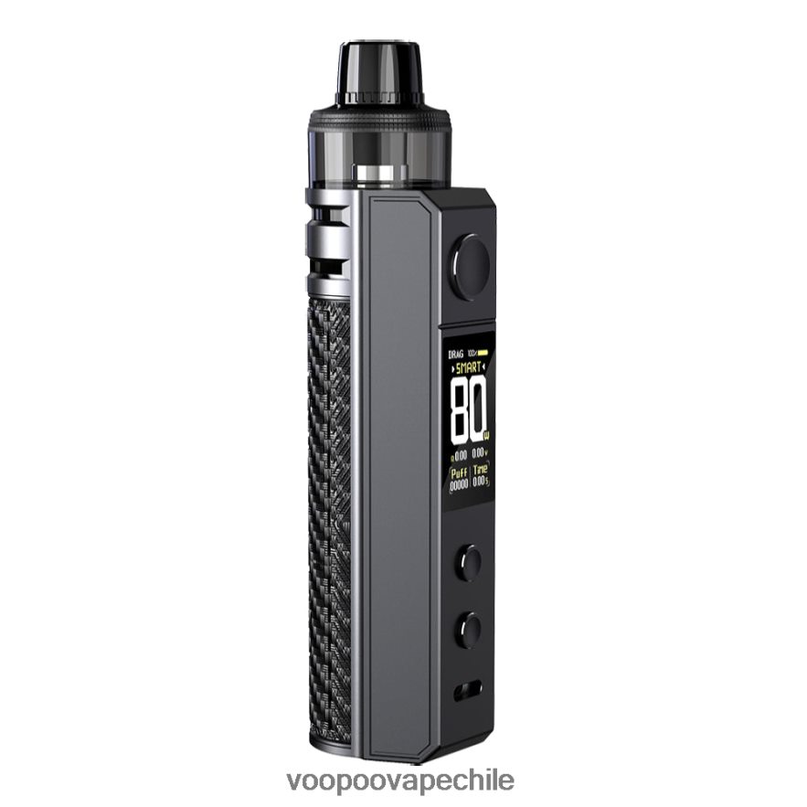VOOPOO Vape Chile - VOOPOO DRAG H80S kit de cápsulas D046JB242 Fibra de carbon