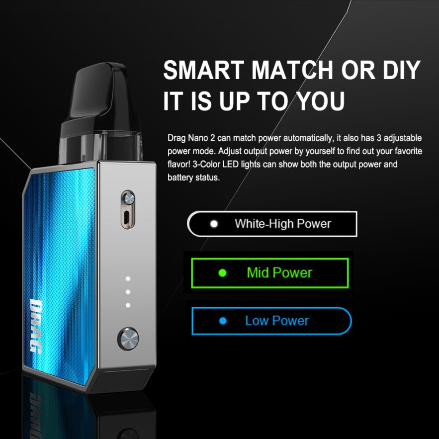 VOOPOO Vape Chile - VOOPOO DRAG NANO 2 kit de cápsulas D046JB152 té verde