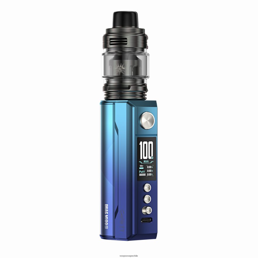 VOOPOO Vape Price - VOOPOO DRAG M100S dispositivo mod D046JB277 cian y azul
