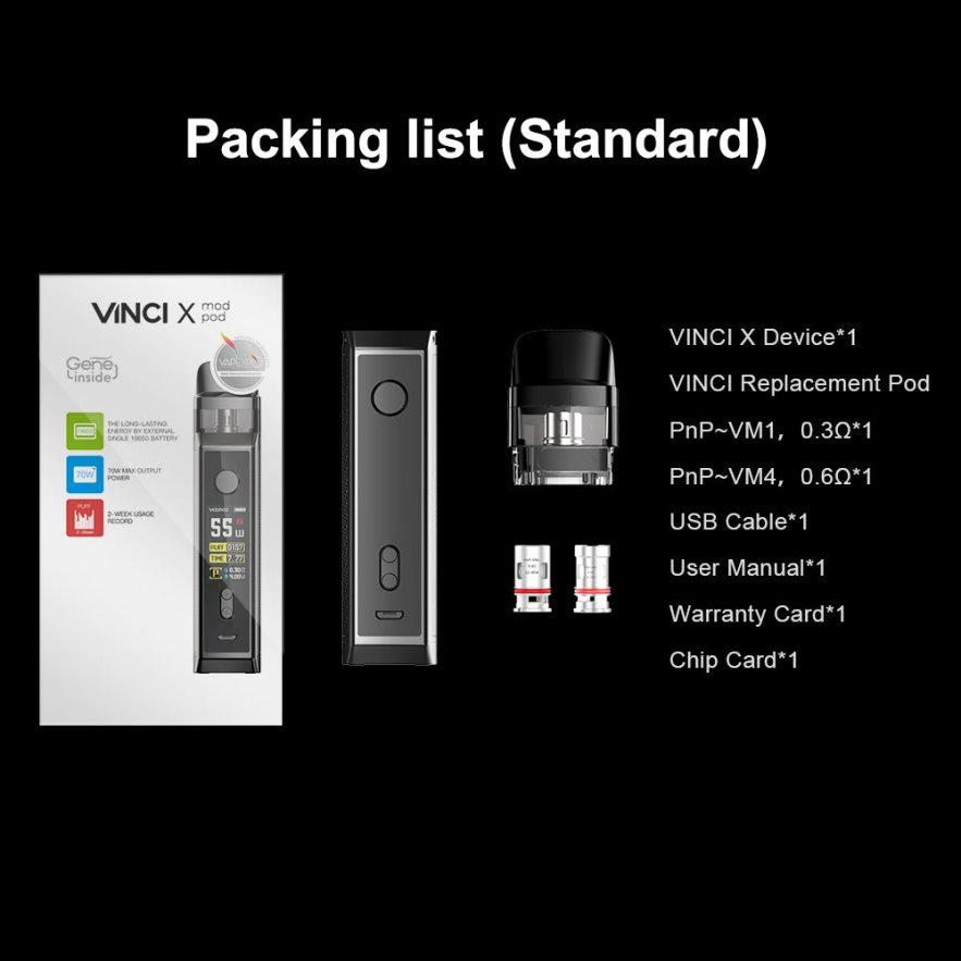 VOOPOO Vape Amazon - VOOPOO VINCI X kit de cápsula mod D046JB346 Fibra de carbon