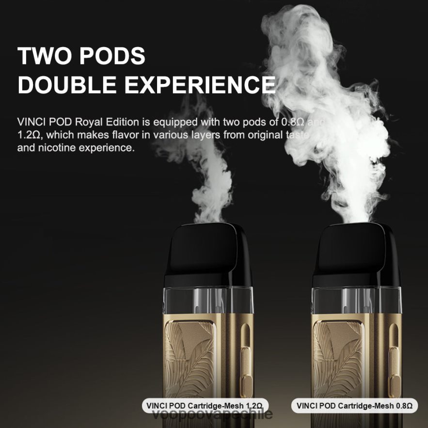 VOOPOO Vape Santiago - VOOPOO VINCI POD edición real D046JB343 hoja de oro