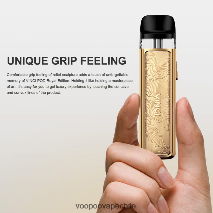VOOPOO Vape Santiago - VOOPOO VINCI POD edición real D046JB343 hoja de oro
